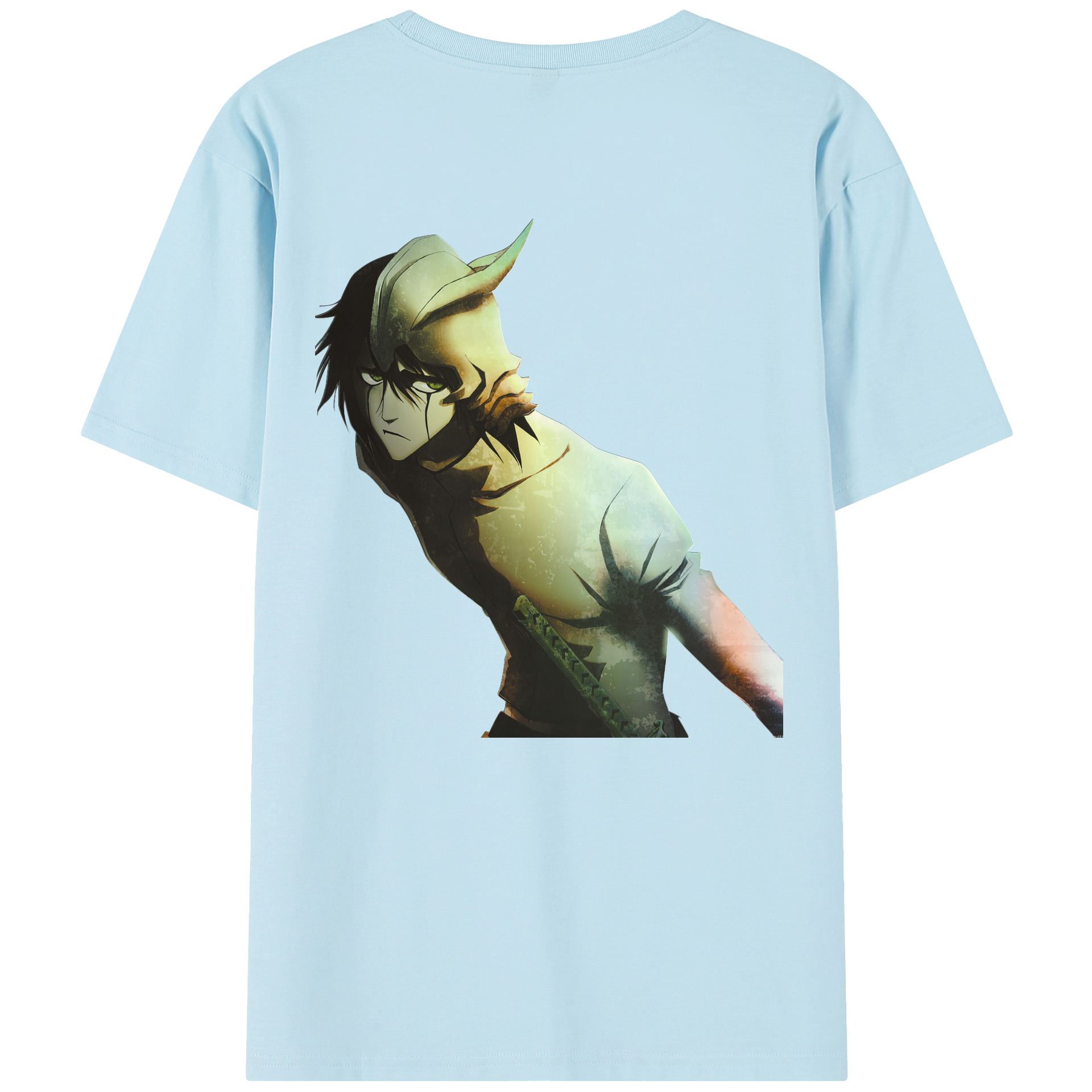 （画像用） ブリーチ ウルキオラ·シファー BLEACH Ulquiorra cifer 綿100％半袖Tシャツ（背面プリント）